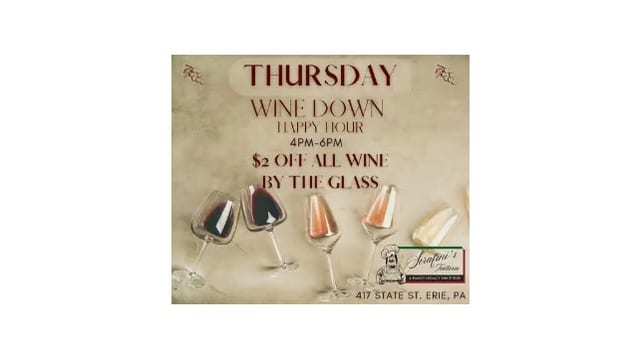 Thursday: Wine Down Happy Hour